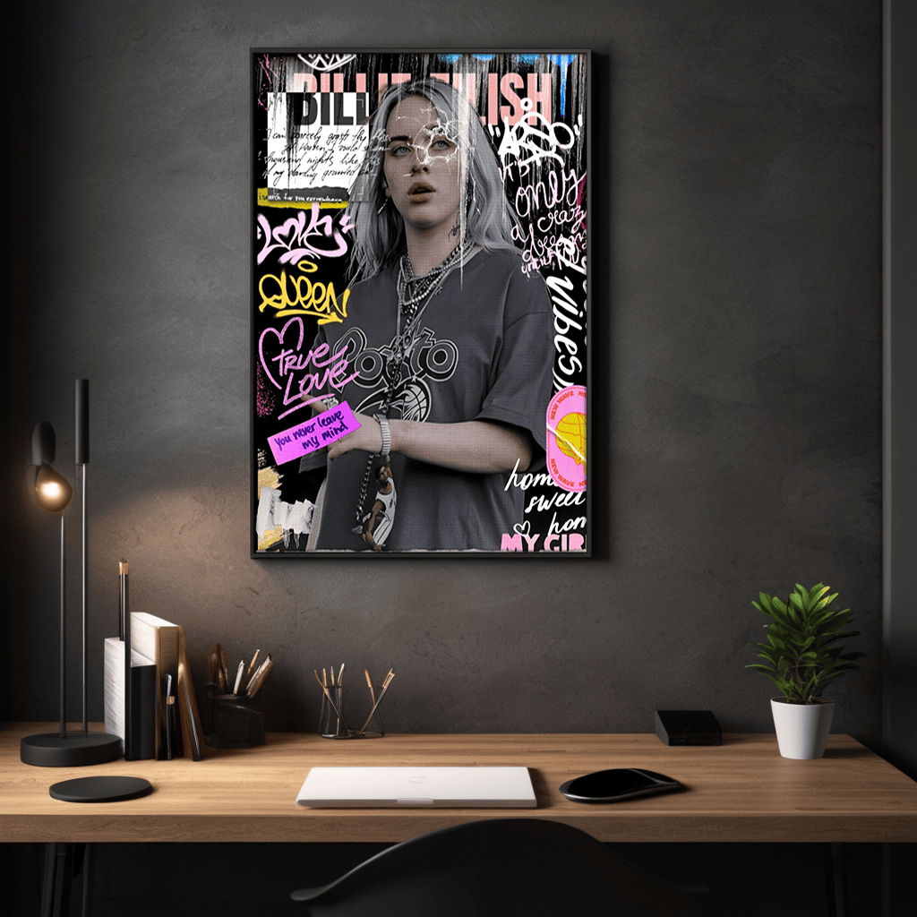 You never leave - Leinwandbild Pop Art/Street Art HeryKurni Canvas