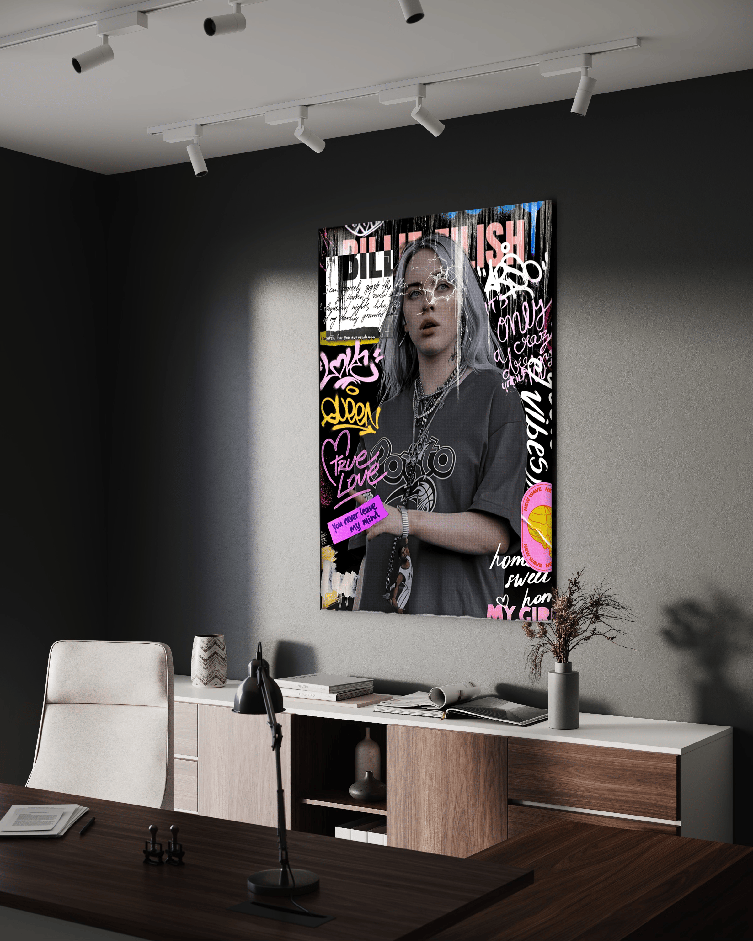 You never leave - Leinwandbild Pop Art/Street Art HeryKurni Canvas