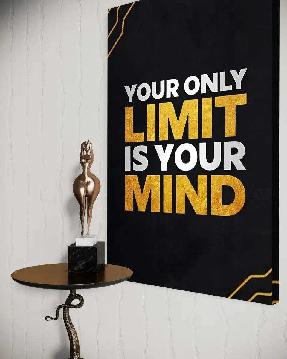 Your only limit is your mind - Leinwandbild Motivation SimpleCanvas Canvas